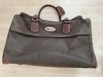 Mooie Reis- / Weekendtas merk Leonardo, PU leer, 40 tot 60 cm, Gebruikt, 20 tot 30 cm, Bruin