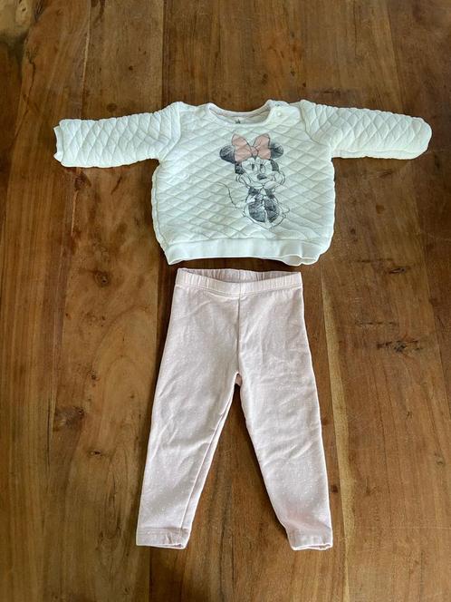 C&A disney Minnie Mouse setje maat 80, Kinderen en Baby's, Babykleding | Maat 80, Zo goed als nieuw, Meisje, Setje, Verzenden