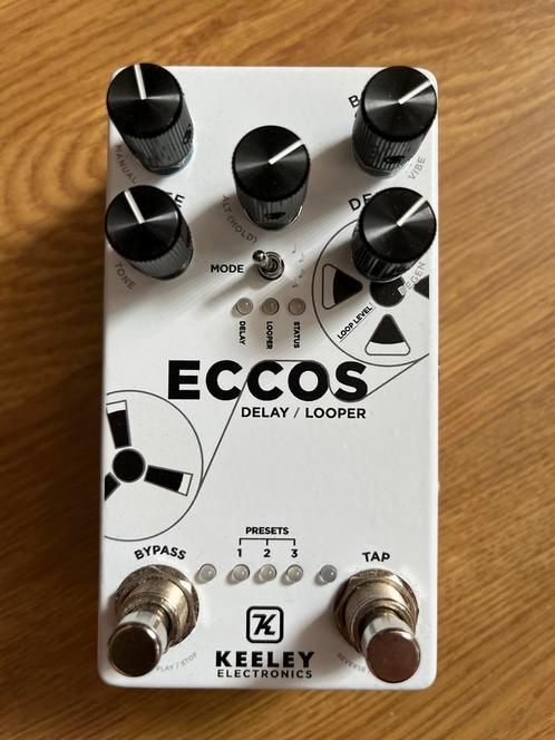 Keeley Eccos stereo Tape-delay/looper incl. OVP, Muziek en Instrumenten, Effecten, Zo goed als nieuw, Ophalen of Verzenden