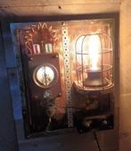 Unieke handvervaardigde Steampunk wandlamp., Ophalen of Verzenden, Nieuw