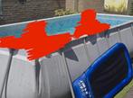 Zwembad met zandfilter pomp, Tuin en Terras, Ophalen, Zo goed als nieuw, 200 tot 400 cm, Rechthoekig