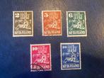Kerken in oorlogstijd 1950 NVPH 556-560, Postzegels en Munten, Postzegels | Nederland, Verzenden, Na 1940, Gestempeld
