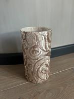 Riverdale windlicht met gouden pailetten, kerst, Ophalen of Verzenden, Zo goed als nieuw, Overige materialen, Minder dan 25 cm