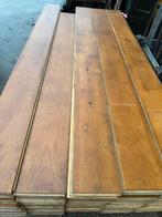 Eiken vloer 42 m2 massieve vloerdelen 19 cm breed 2 cm dik, Ophalen, Gebruikt, Onbekend, Vloerdelen of -planken