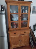 Vitrinekast Teakhout Loods 5, Huis en Inrichting, Kasten | Buffetkasten, Ophalen, Gebruikt, Teakhout, 150 tot 200 cm