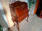 Klassiek mahoniehouten damesbureau, secretaire, schrijftafel, Ophalen of Verzenden, Zo goed als nieuw