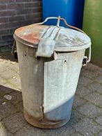 Vuilnisemmer vuilnisbak zink, 40 liter of meer, Ophalen, Gebruikt, Minder dan 50 cm