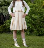 Communiejurk met vestje - Maat 140, Ophalen of Verzenden, Zo goed als nieuw, Pak of Jurk