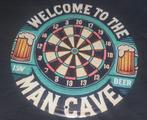 Wandbord Mancave Bar Kroeg Garage - 20cm, Ophalen of Verzenden, Nieuw