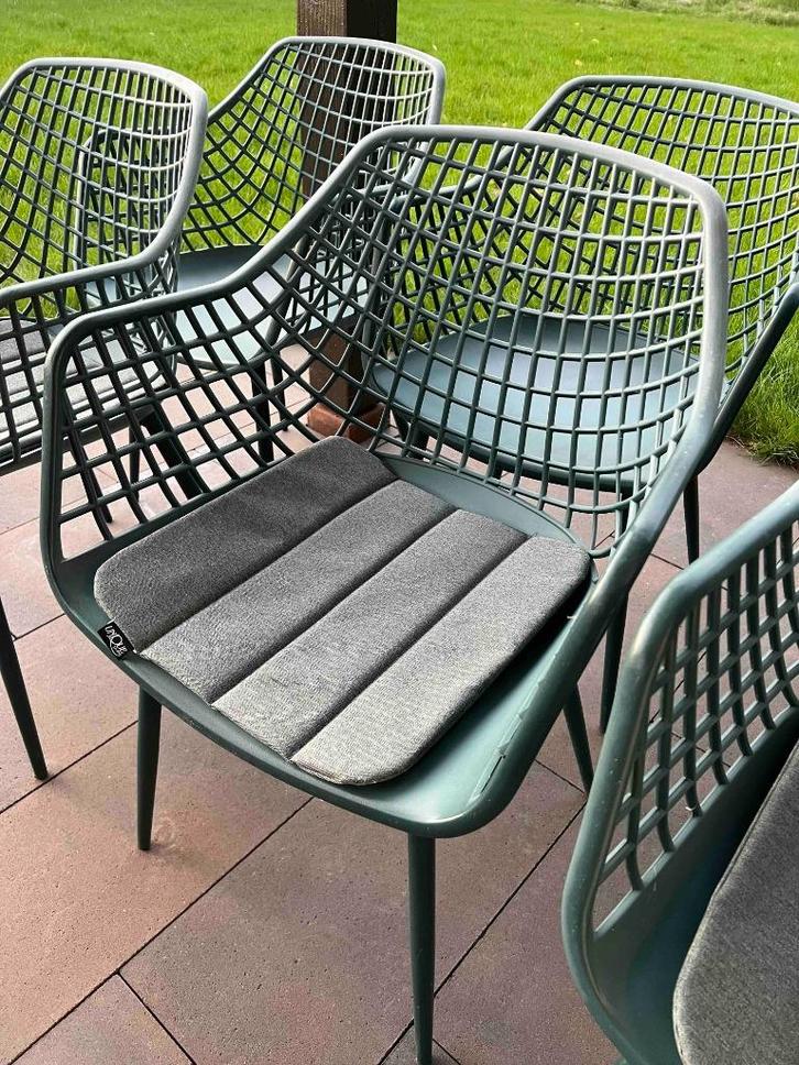 Comfortabele kuip tuinstoel (8 stuks), Tuin en Terras, Tuinstoelen, Gebruikt, Plastic, Ophalen