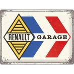 Renault Garage logo relief reclamebord van metaal deco, Verzamelen, Ophalen of Verzenden, Nieuw, Auto's