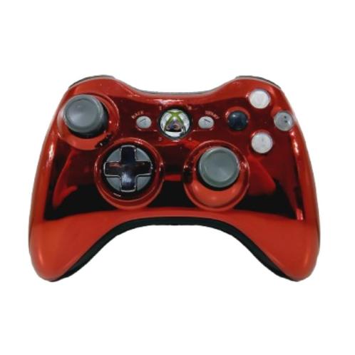 XBOX 360 | Microsoft Controller - Red Chrome Limited Edition, Spelcomputers en Games, Games | Xbox 360, Zo goed als nieuw, 1 speler