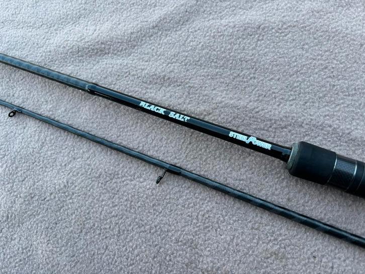 Dam steelpower black salt 8ft cw 40-80 gram hengel, Watersport en Boten, Hengelsport | Roofvissen, Gebruikt, Werphengel, Ophalen of Verzenden