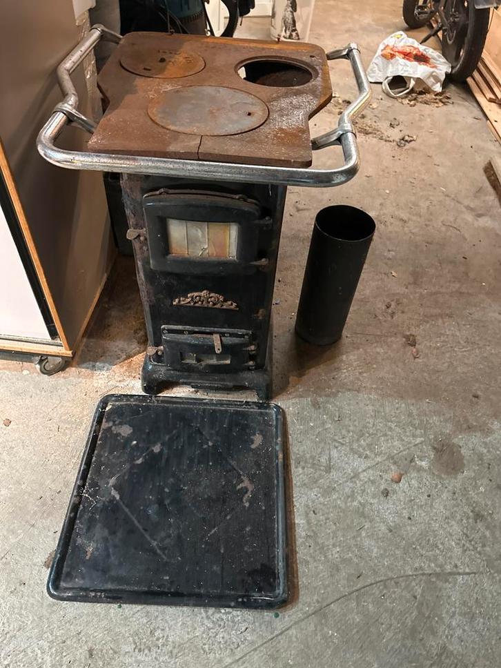 Houtkachel, Huis en Inrichting, Kachels, Gebruikt, Houtkachel, Hout, Ophalen