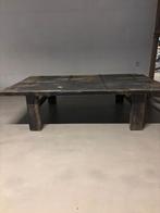 Antieke landelijke Indonesische salontafel, Ophalen, Nieuw, 75 cm of meer, Rechthoekig
