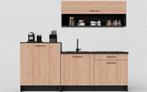 Keuken 160 cm Tyni Elegance, Minder dan 100 cm, 25 tot 50 cm, Bruin, Nieuw