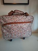Handbagage trolley bloemenprint met wieltjes, Anneonline, 50 tot 60 cm, Hard kunststof, Shop@wesell4u.nl