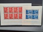 Nederland NVPH 402 en 403 legioenblokken, Postzegels en Munten, Postzegels | Nederland, Ophalen of Verzenden
