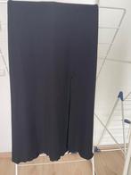 Bershka midi zwarte rok met split, Ophalen of Verzenden, Zo goed als nieuw, Zwart, Onder de knie