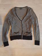 King Louie Zwart Wit Geblokt Vest - Maat M, Maat 38/40 (M), Zwart, Ophalen of Verzenden, Zo goed als nieuw