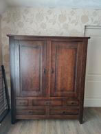 Houten Kast met Deuren en Lades, Ophalen, Klassiek, 150 tot 200 cm, 50 tot 75 cm