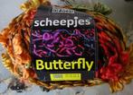10 bollen Scheepjes Butterfly Groen/Oranje kleurcode: 04, Ophalen of Verzenden, Nieuw, Breien of Haken, Wol of Garen