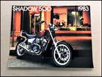 Loop of sloop '83 Honda Shadow, met extra onderdelen,koopje!, Motoren, Ophalen, Gebruikt