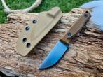 Khakhi Kydex Bushcraft Mini Special Edition mes, Ophalen of Verzenden, Zo goed als nieuw