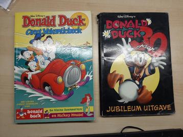 Donald Duck groot vakantieboek en Jubileum uitgave beschikbaar voor biedingen