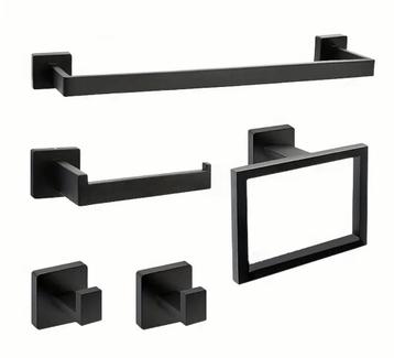 Nieuw Matte Zwart Toilet Hanger Set beschikbaar voor biedingen