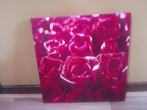 Schilderij met rozen, Minder dan 50 cm, Ophalen of Verzenden, Zo goed als nieuw, Schilderij