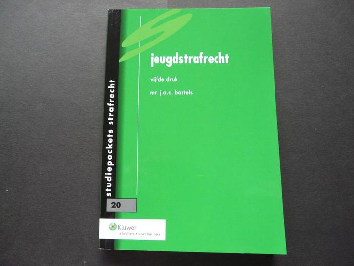 Boek Jeugdstrafrecht  ISBN 9789013098068, Boeken, Studieboeken en Cursussen, Zo goed als nieuw, HBO, Beta, Ophalen of Verzenden