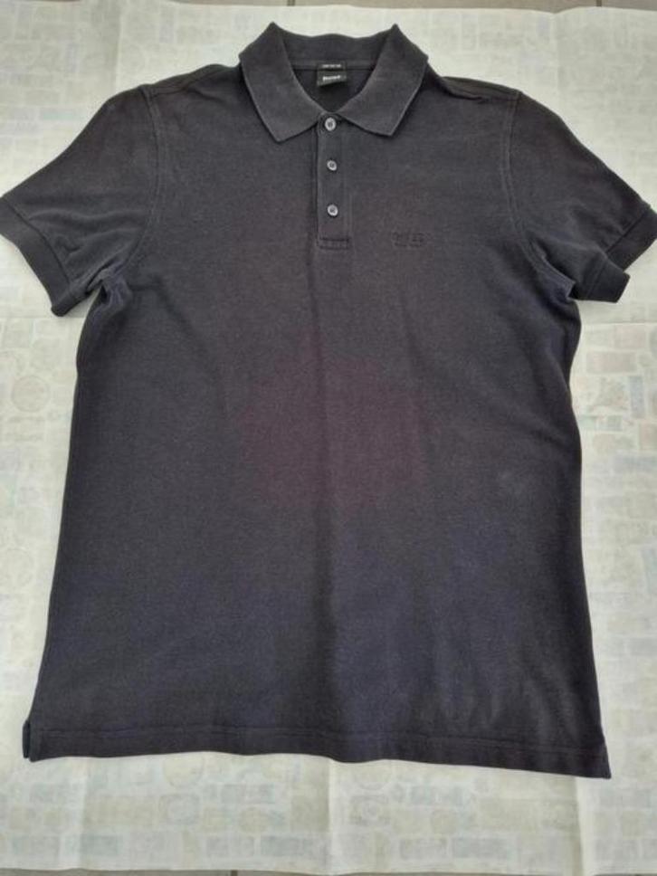 Hugo Boss. Polo heren. Maat S. Donkerblauw., Kleding | Heren, Polo's, Zo goed als nieuw, Maat 48/50 (M), Blauw, Ophalen of Verzenden