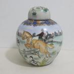 Chinese handgeschilderde gember pot [698], Antiek en Kunst, Antiek | Porselein, Ophalen