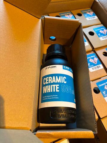 Phrozen BASF Ceramic White resin 500ml nieuw en dicht, €p/st beschikbaar voor biedingen
