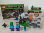 LEGO Minecraft 21141 De Zombiegrot / The Zombie Cave, Ophalen of Verzenden, Zo goed als nieuw, Complete set, Lego