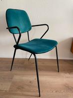 3 groene velours stoelen Kwantum, Huis en Inrichting, Stoelen, Ophalen, Zo goed als nieuw, Overige kleuren, Drie