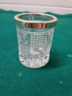Lepelvaasje vintage kristal glas, Huis en Inrichting, Woonaccessoires | Vazen, Ophalen of Verzenden, 'T Olde Gre-j, Info@toldegrej.nl