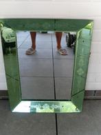 Antieke spiegel in kader, Antiek en Kunst, Ophalen of Verzenden, Rechthoekig, Minder dan 50 cm, Minder dan 100 cm