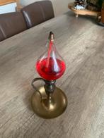 Vintage Messing Olielamp, Ophalen of Verzenden, Minder dan 50 cm