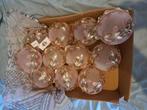 11 nieuwe luxe kerstballen van Goodwill roze goud, Diversen, Kerst, Ophalen of Verzenden, Nieuw