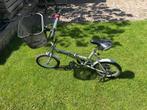 Vouwfiets met mandje, Fietsen en Brommers, Fietsen | Vouwfietsen, Ophalen, Gebruikt, Overige merken, Versnellingen