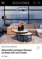 Salontafelset Lexington | Richmond Interiors, Ophalen, Rond, 50 tot 100 cm, Zo goed als nieuw