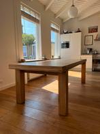 Tafel groot massief eikenhout, Ophalen, Gebruikt, 100 tot 150 cm, Eikenhout