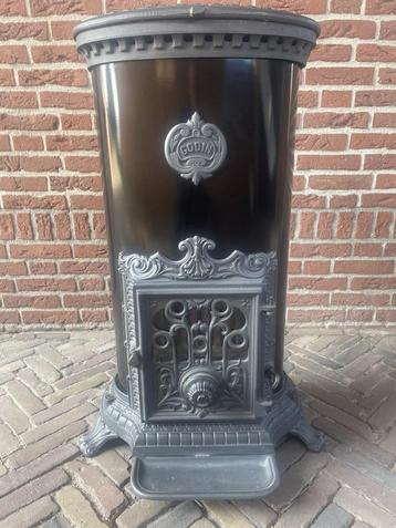ZGAN grote ovale Godin houtkachel kolen 10KW verwarmd 380m3! beschikbaar voor biedingen