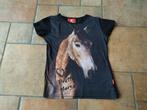 Red horse shirt zwart met paard maat 152, Gebruikt, Kinderen, Dressuur, Ophalen of Verzenden