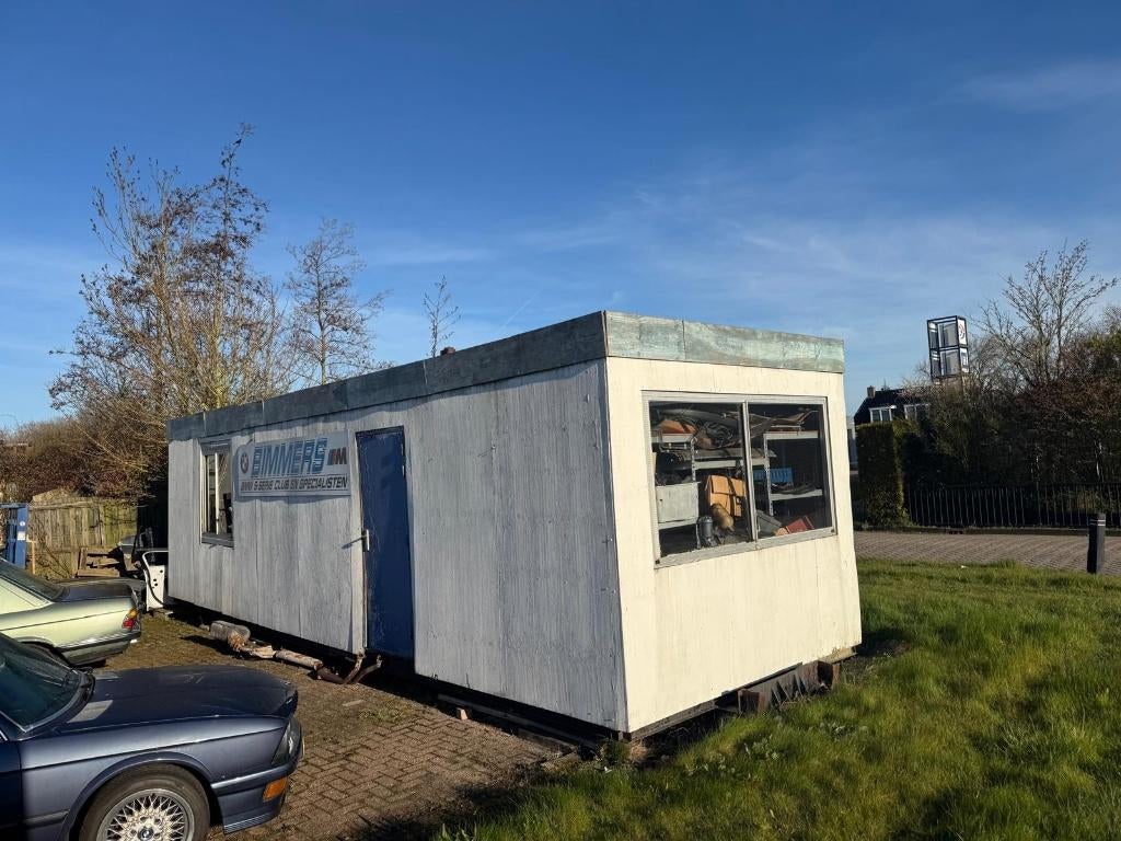 Opslagruimte voor bv auto onderdelen (container keet unit), Ophalen, Gebruikt