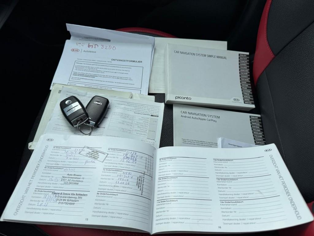 Kia Picanto 1.0 T-GDI GT-LINE Origineel NL Stoel en Stuurver, 101 pk, Gebruikt, 31 €/maand, 920 kg