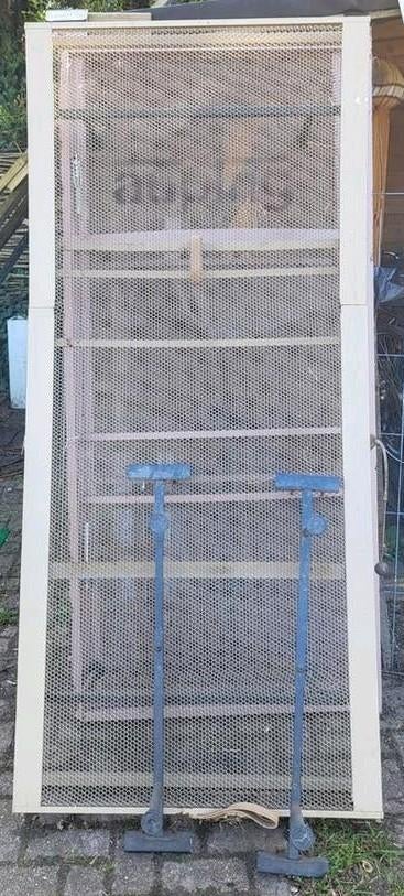 Drie Auping spiralen, 2 met poten en verstelbaar, Huis en Inrichting, Slaapkamer | Bedden, Ophalen, Verstelbaar, 90 cm, Eenpersoons