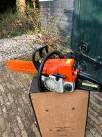 Benzine kettingzaag STIHL 017, Doe-het-zelf en Verbouw, Gereedschap | Zaagmachines, Stihl, Gebruikt, Kettingzaag, Ophalen of Verzenden